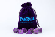Velvet Dice Bag With Satin Liner 6"x8"
