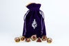 Velvet Dice Bag With Satin Liner 4"x6"