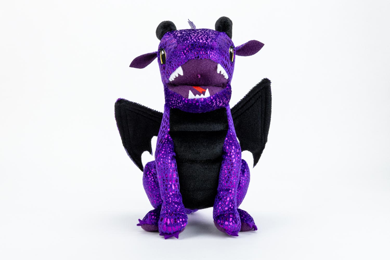 Purple Dragon Plush Dice Bag