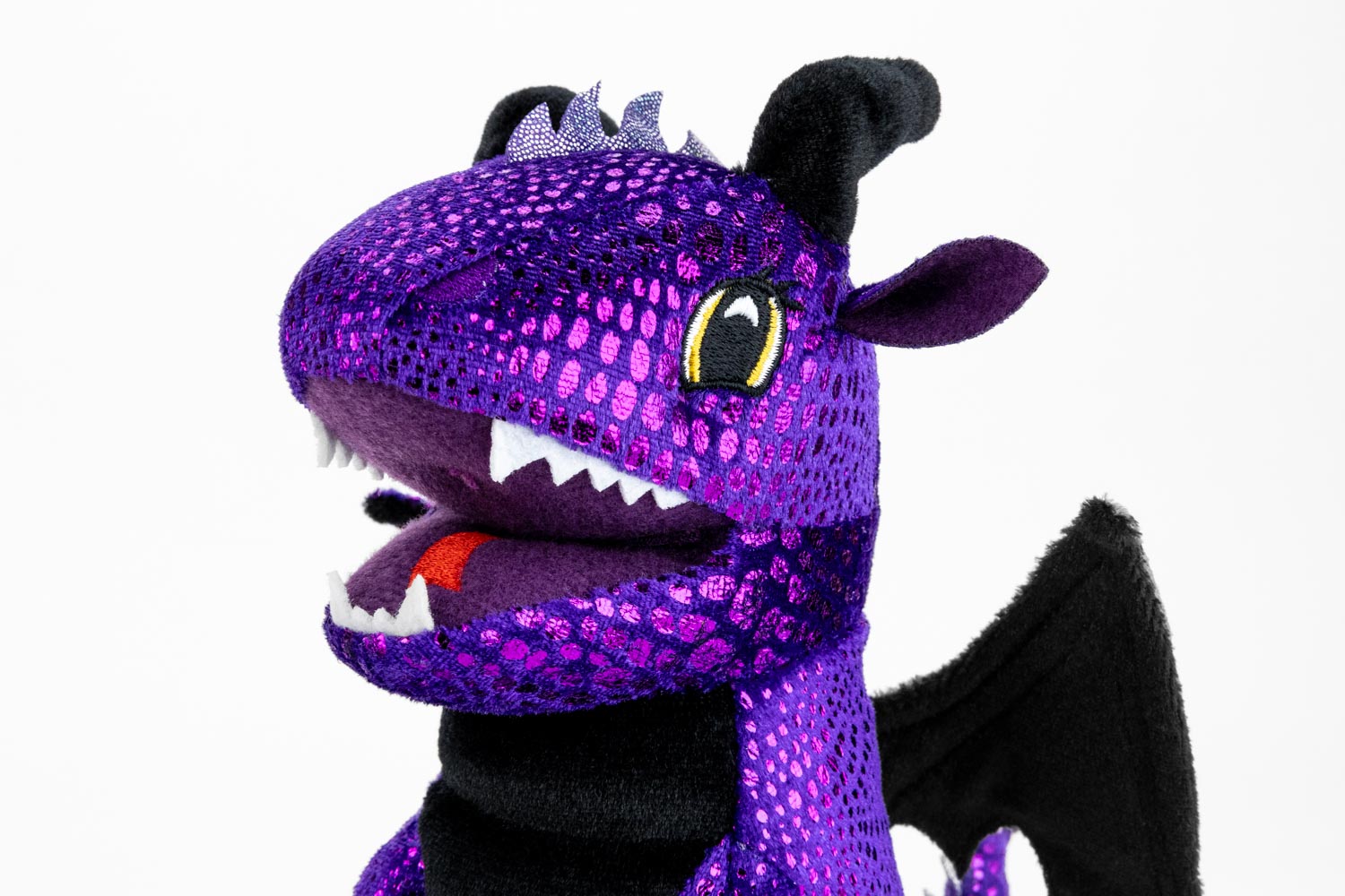 Purple Dragon Plush Dice Bag