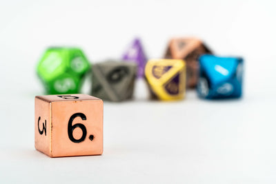 Adopt a Misfit Metal Dice Set 16mm Polyhedral Dice Set, image 9