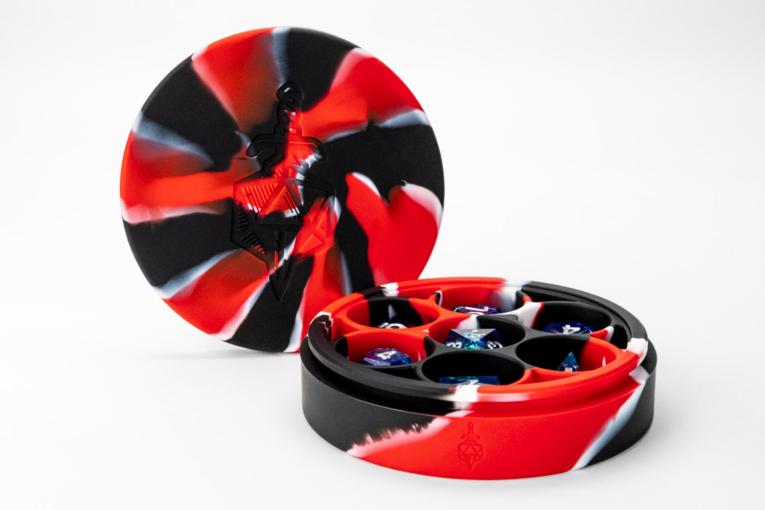 Silicone Round Dice Case