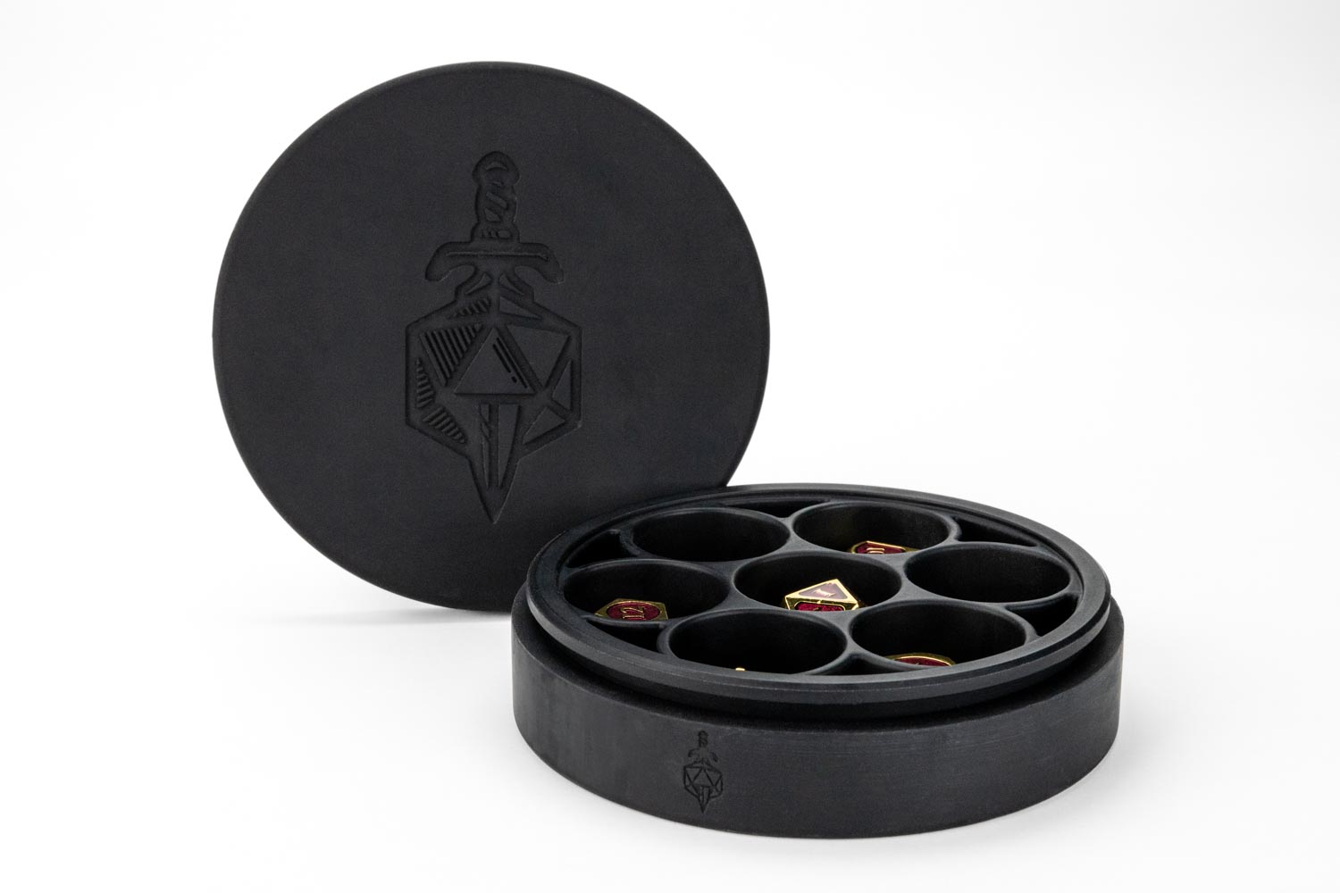 Silicone Round Dice Case