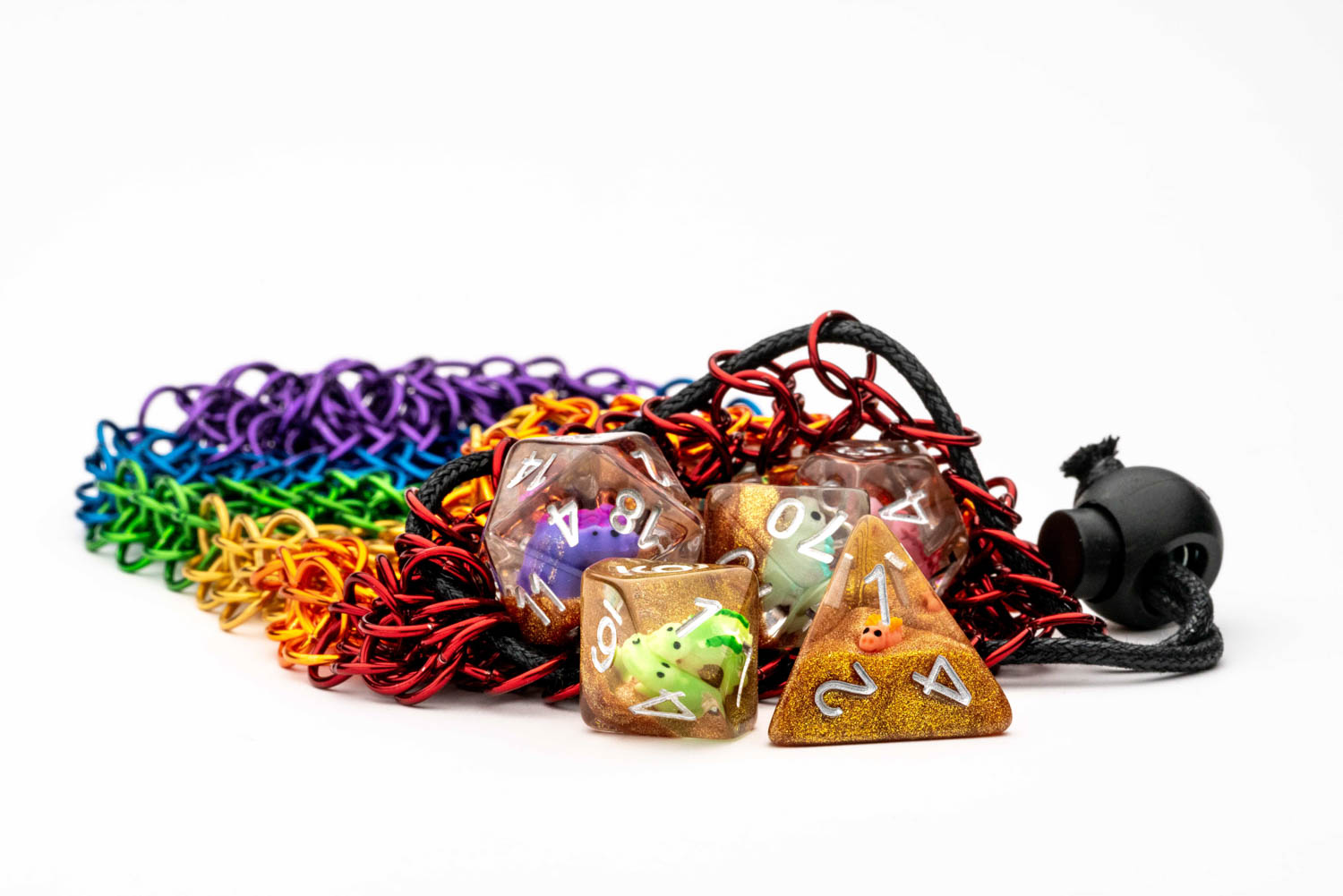 Chainmail Dice Bag