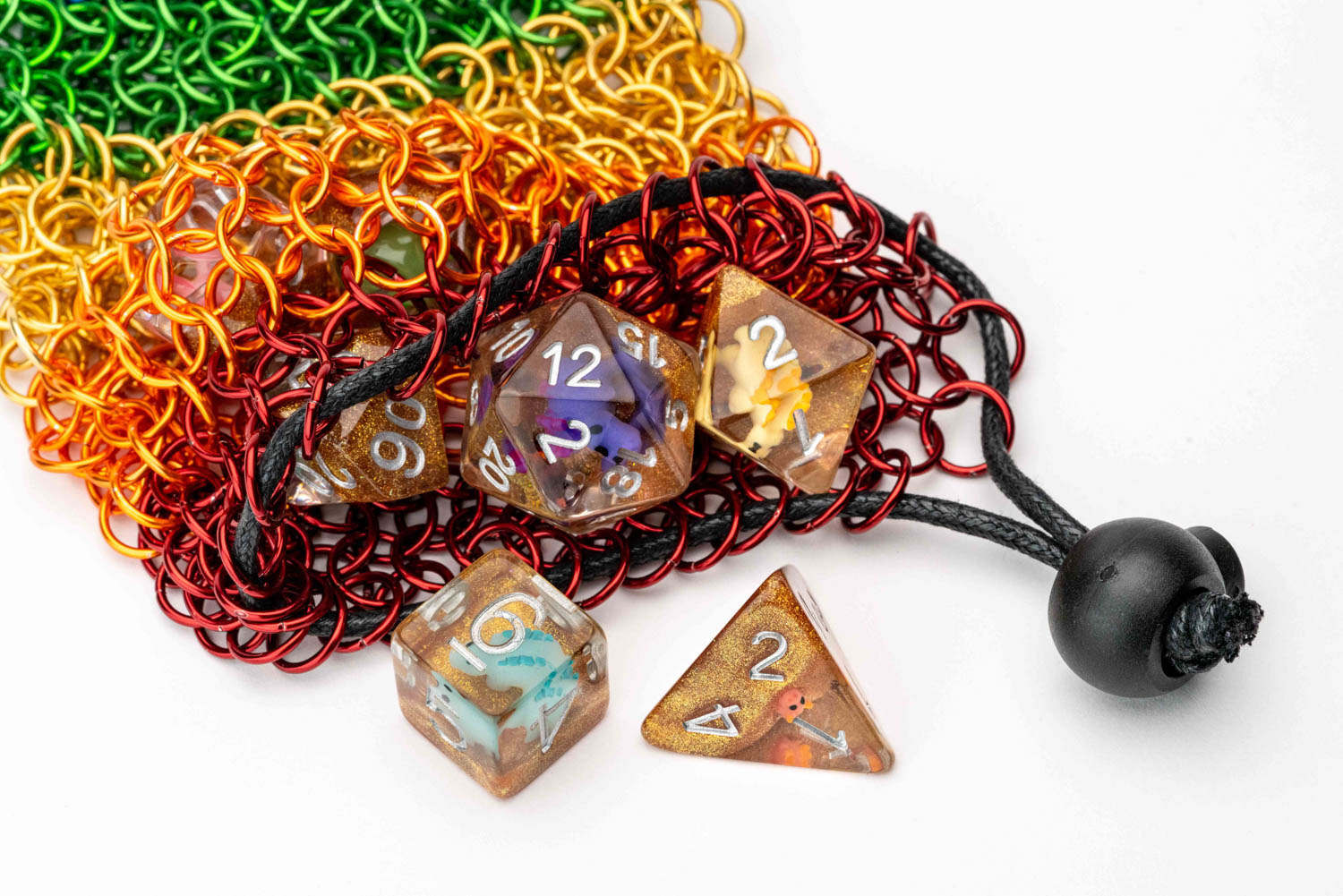 Chainmail Dice Bag