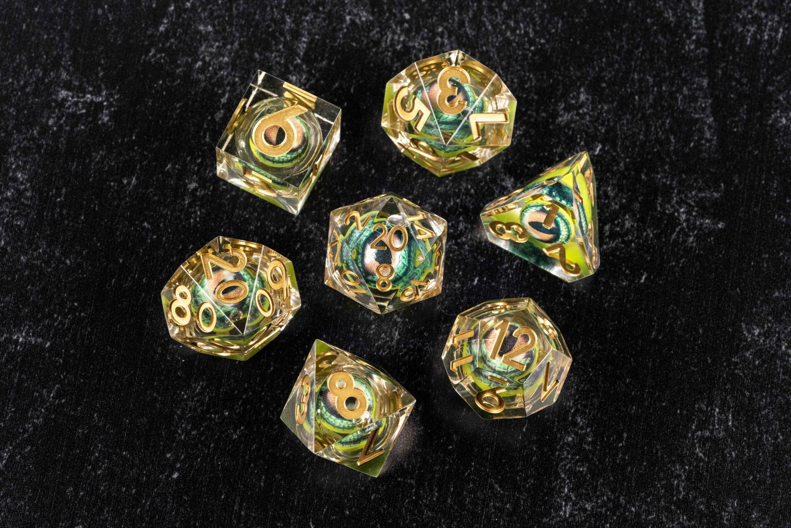 Elixir Liquid Core Dice Set: Dragon Stare