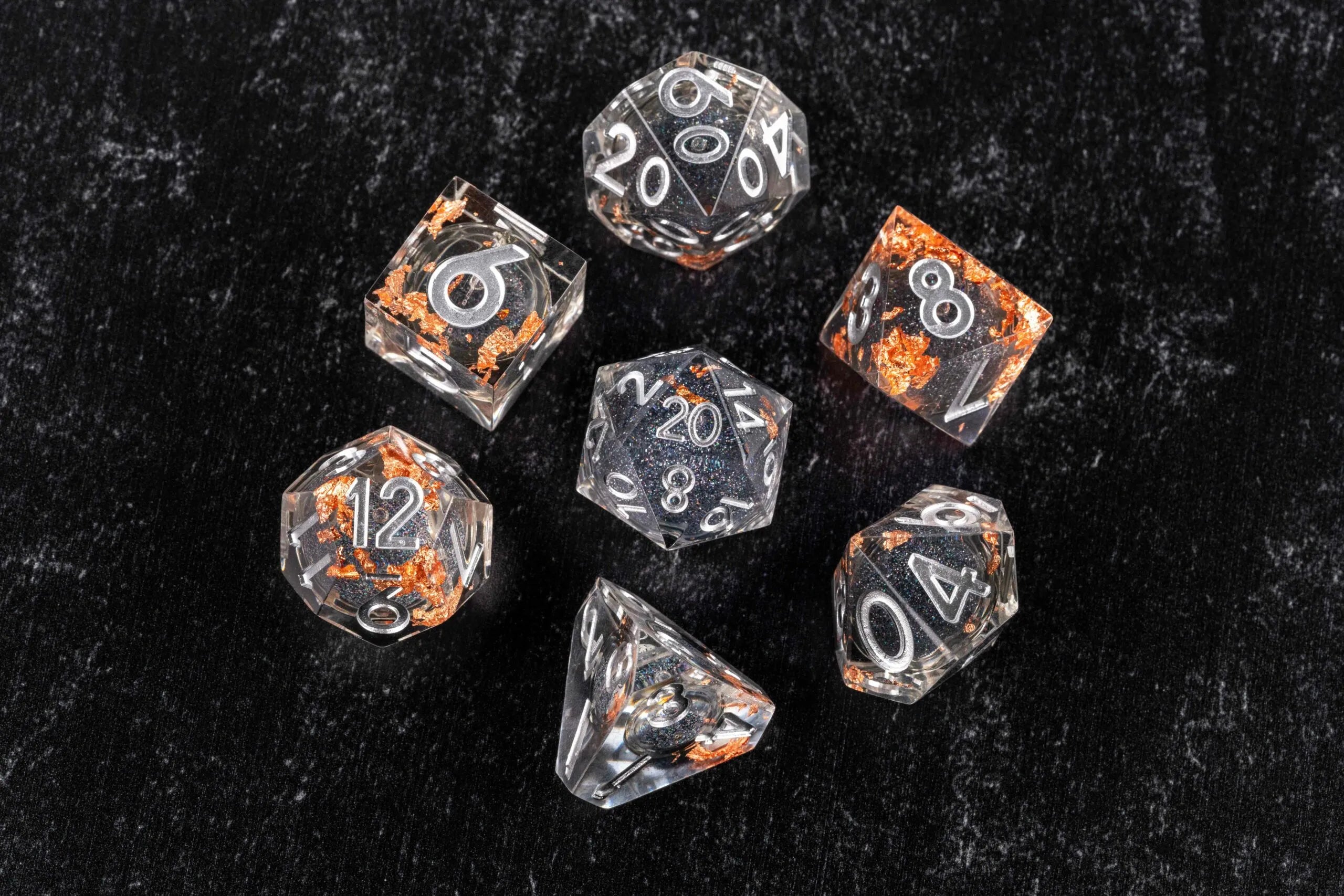 Elixir Liquid Core Dice Set: Liquid Iode