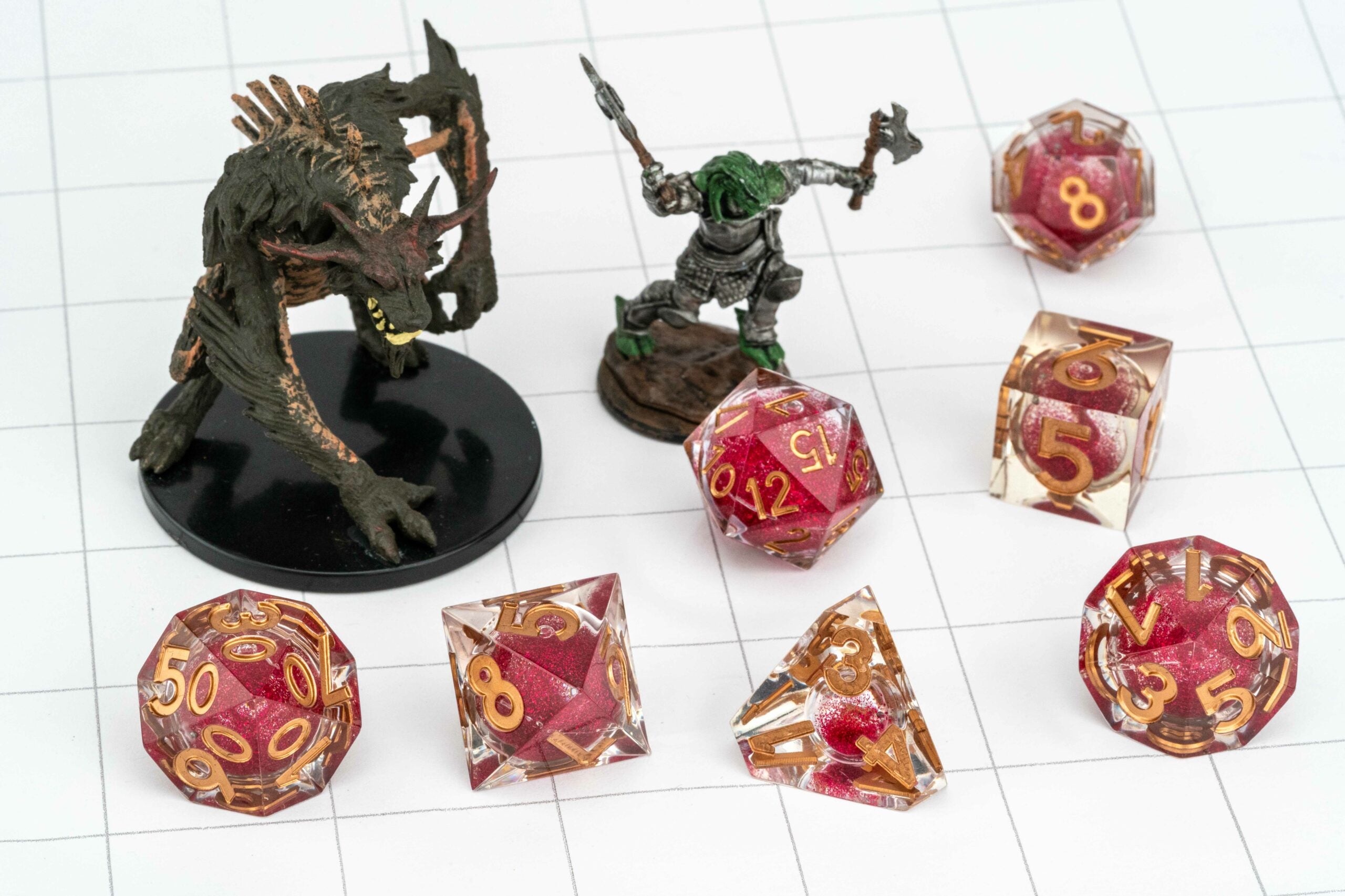 Elixir Liquid Core Dice Set: Magenta Mayhem