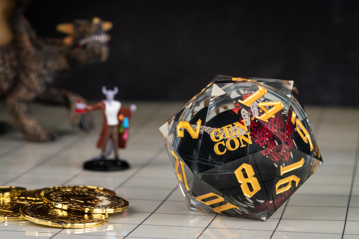 Gen Con 2026 55mm Genevieve Liquid Core D20