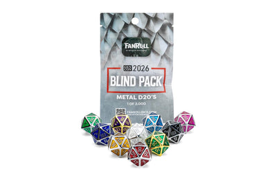 Gen Con 2026 Metal d20 Blind Pack