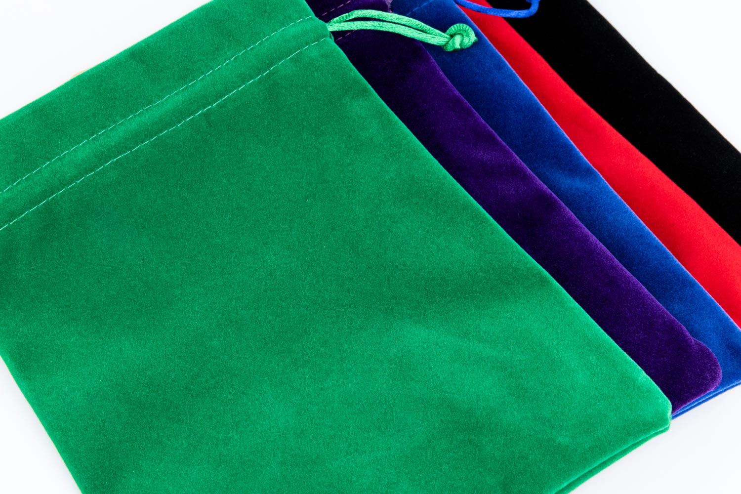 Velvet Dice Bag With Satin Liner 6"x8"