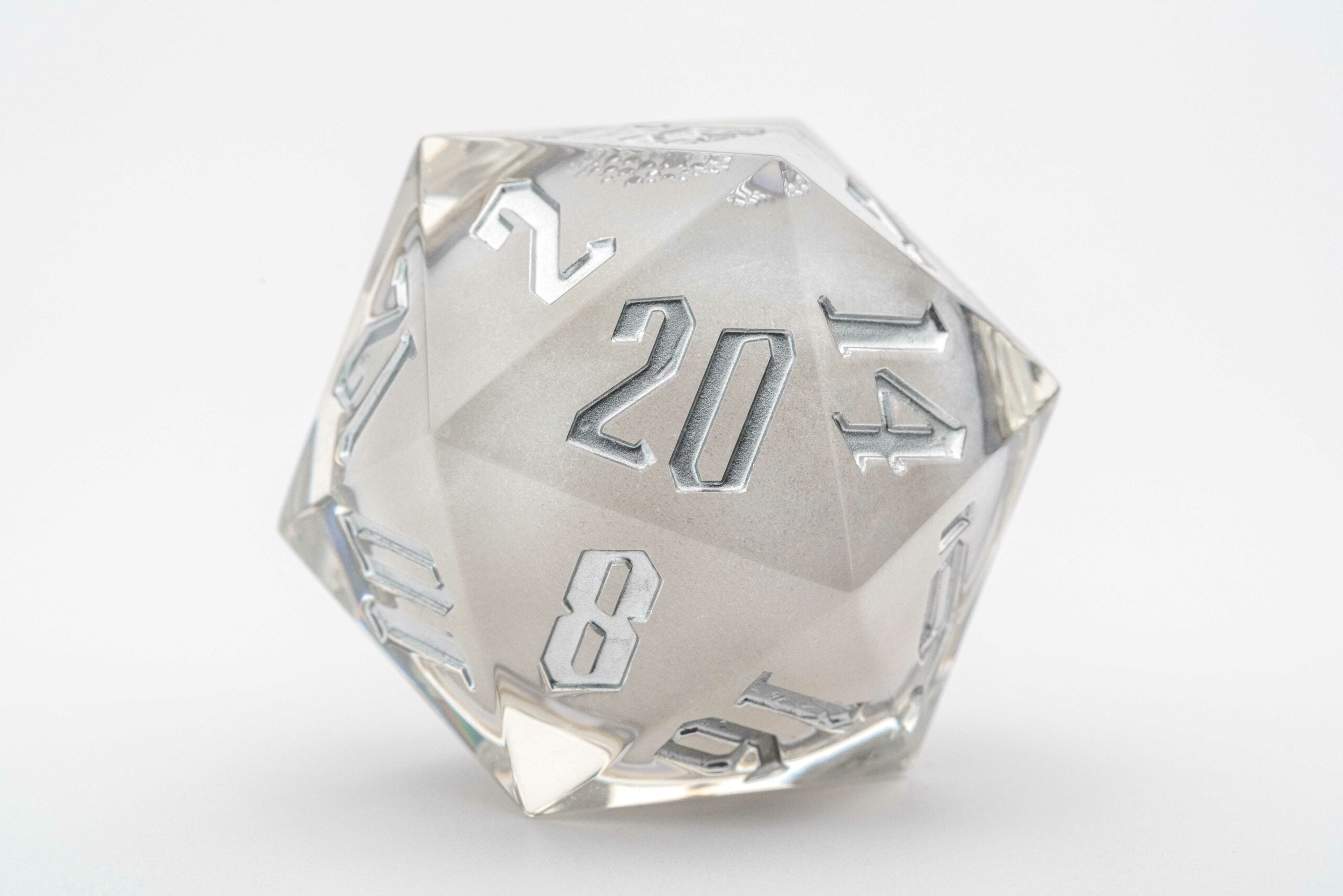 Gold Rheoscopic 55mm Mammoth d20: Pearl Rheoscopic Fluid – FanRoll