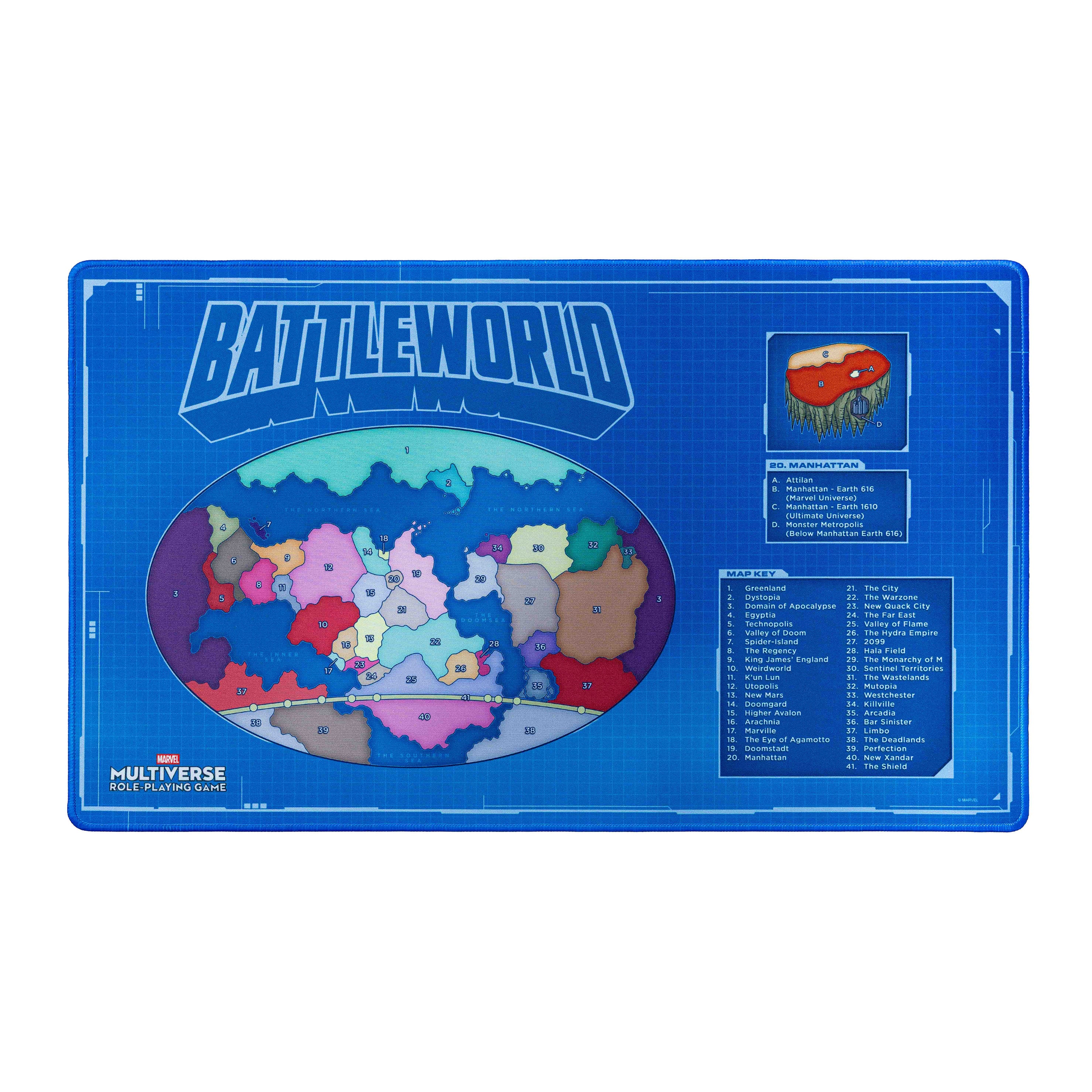 Marvel Multiverse Battleworld Game Mat