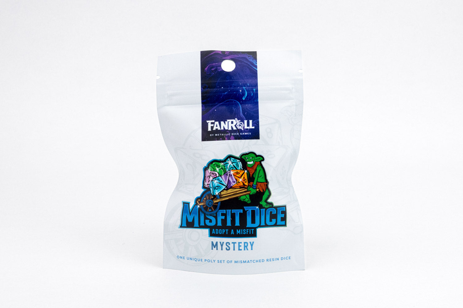 Mystery Misfit Resin Polyhedral Dice Set