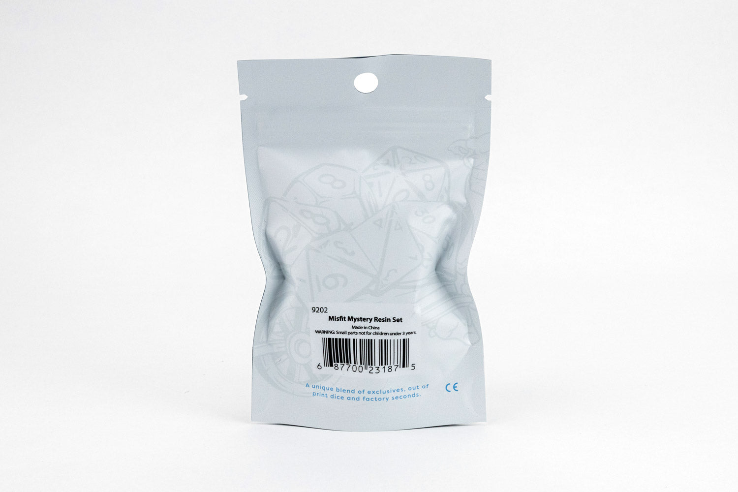 Mystery Misfit Resin Polyhedral Dice Set