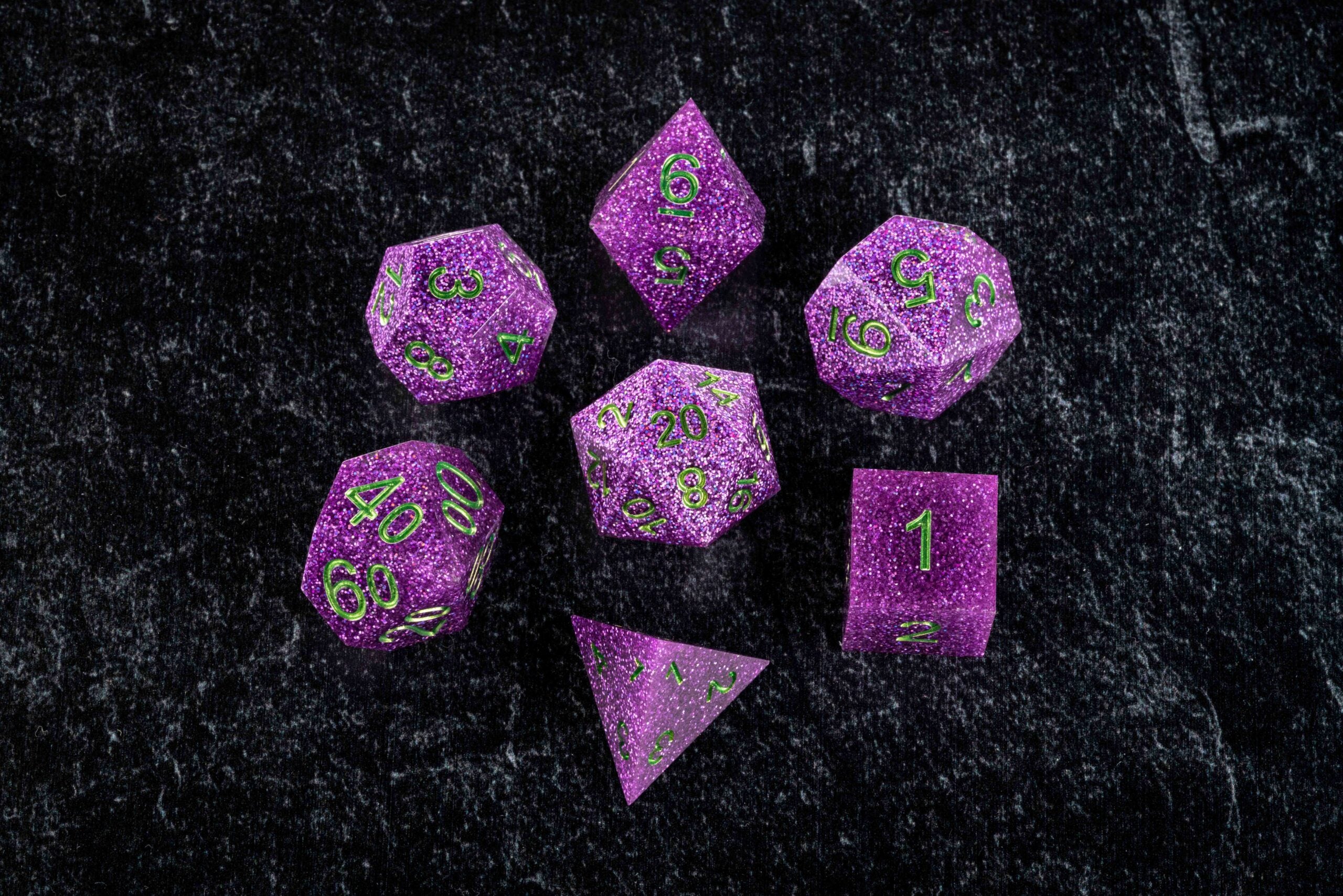 STRIKING Sharp Edge Fancy Glitter Dice
