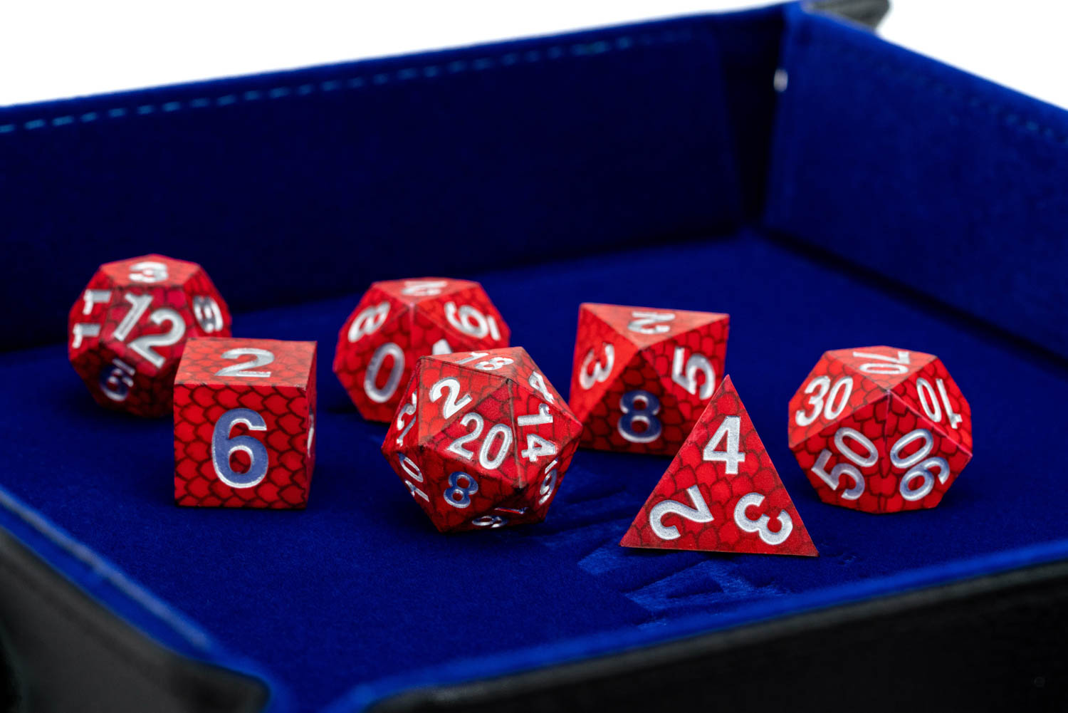 Dragon Storm Silicone Dice Set: Red Dragon Scales