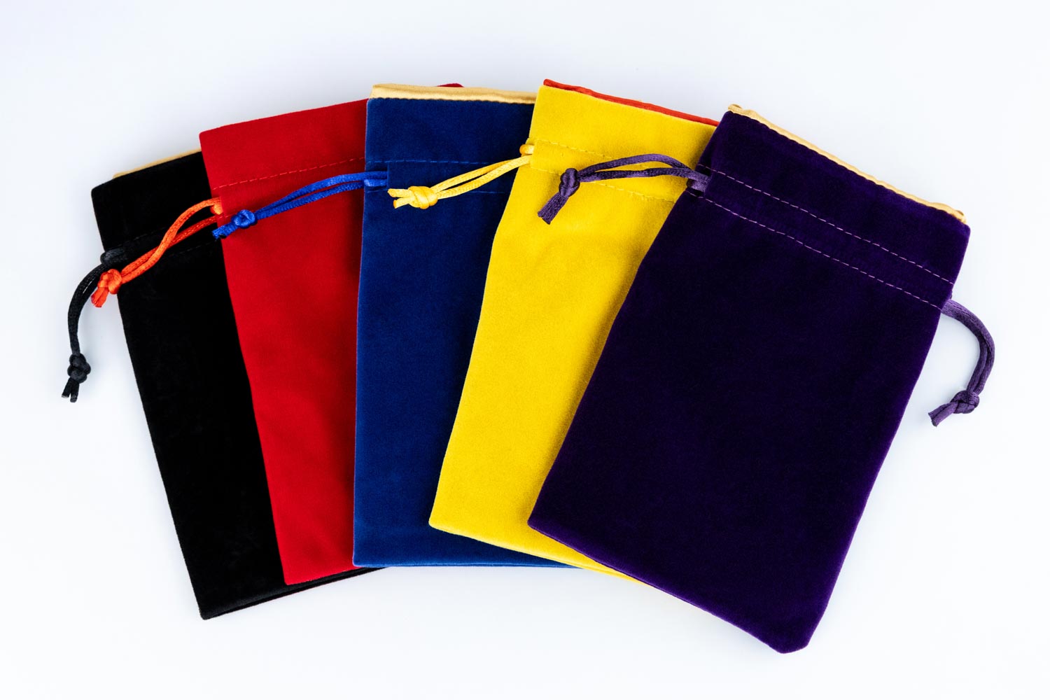 Velvet Dice Bag With Satin Liner 4"x6"