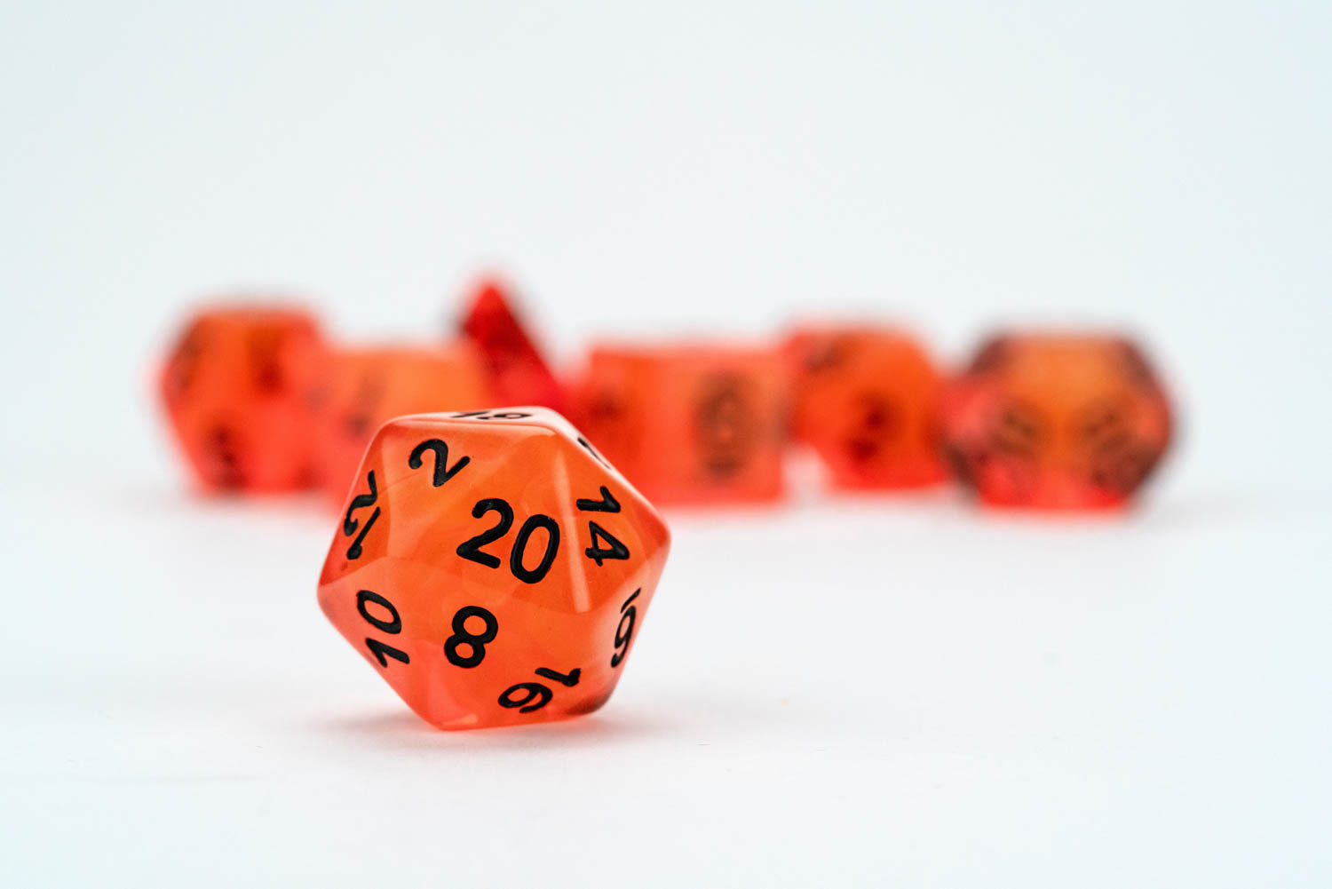 Critical O's 16mm Resin Poly Dice Set