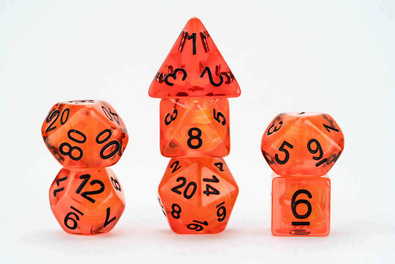 Critical O's 16mm Resin Poly Dice Set