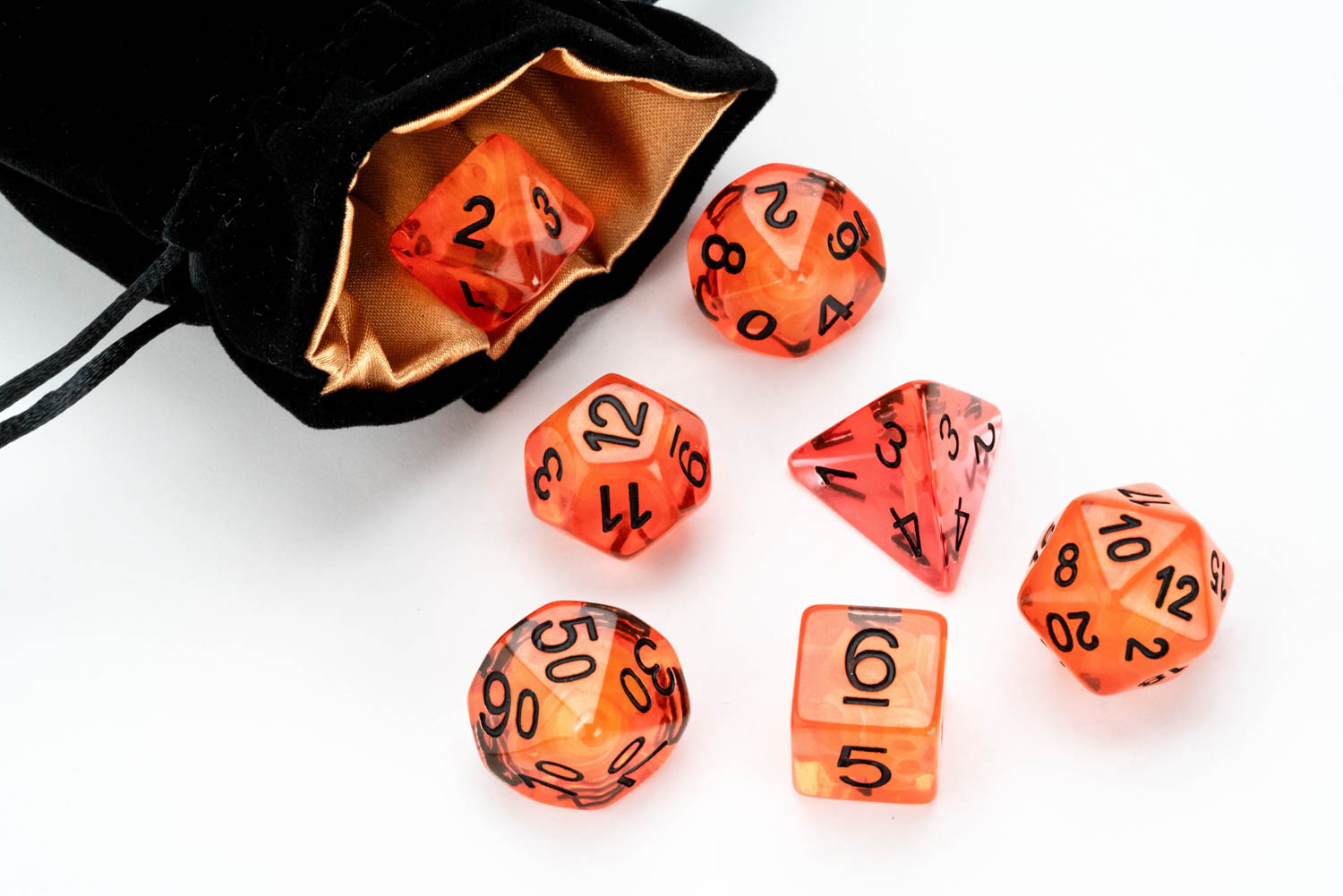 Critical O's 16mm Resin Poly Dice Set