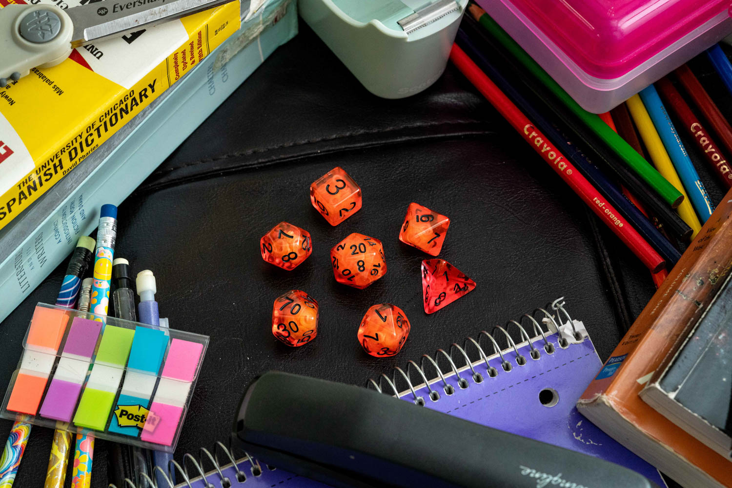 Critical O's 16mm Resin Poly Dice Set