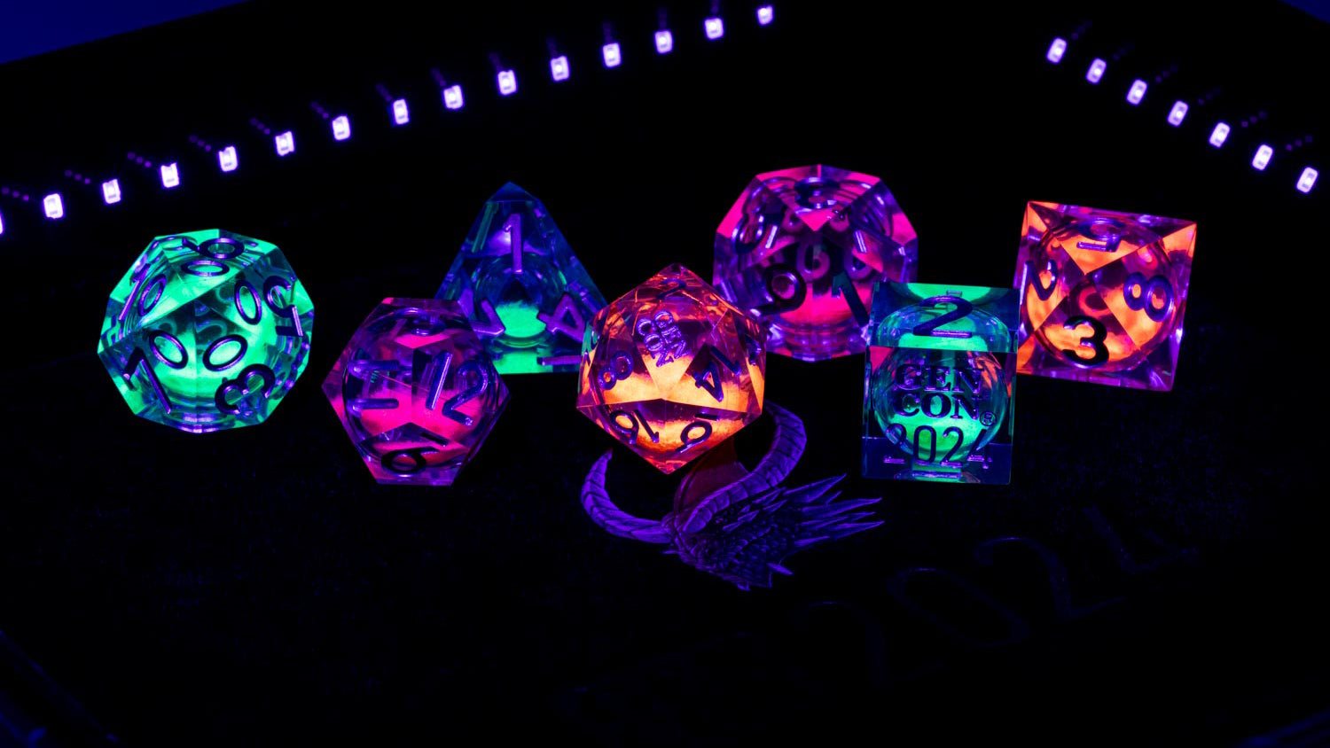 Gen Con 2024 Exclusive: Liquid Core UV Reactive Set
