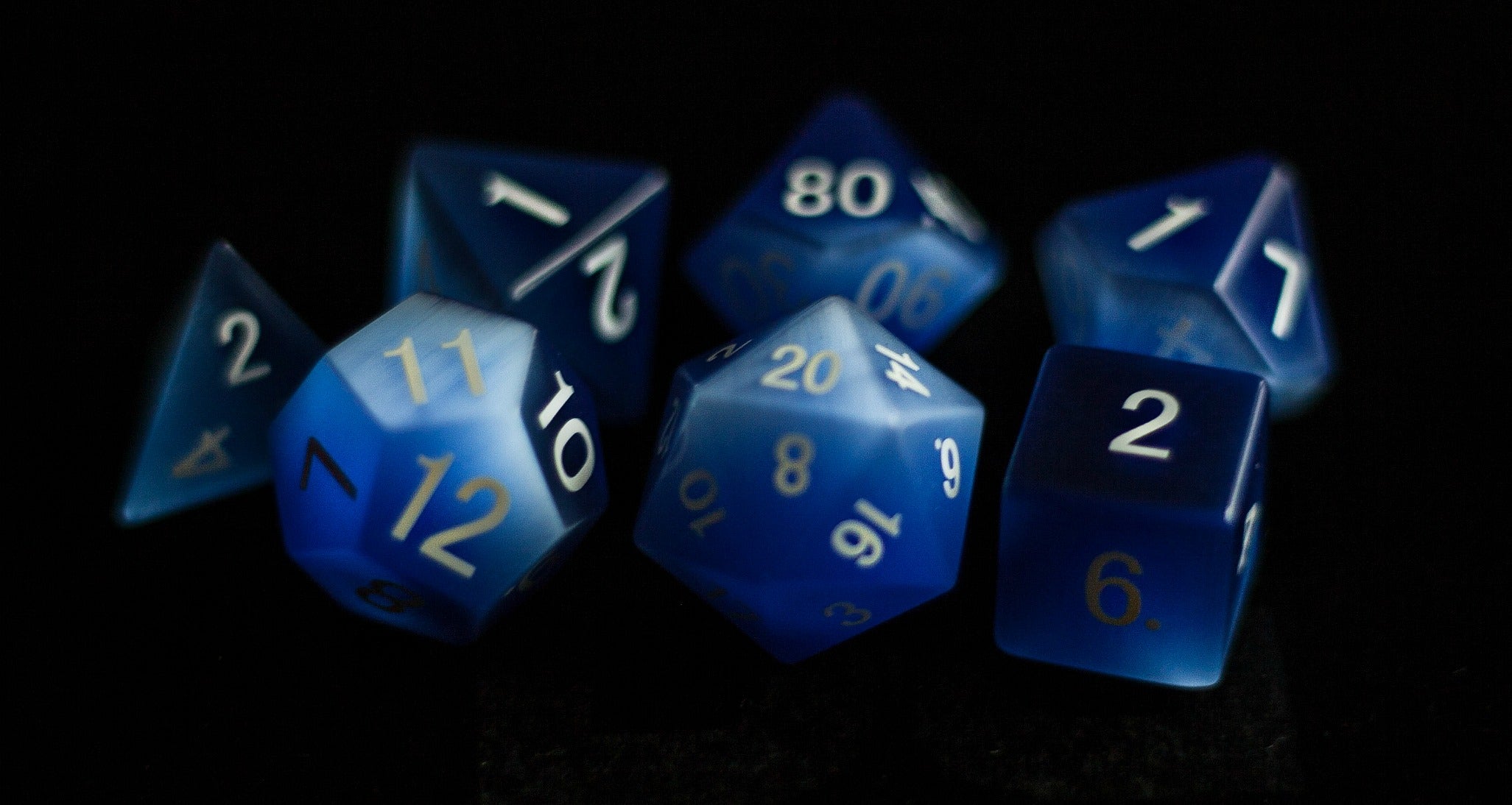 blue dice set
