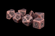 brown dice set