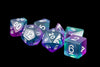 blue purple dice set