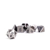 Antique Silver 16mm Polyhedral Dice Set