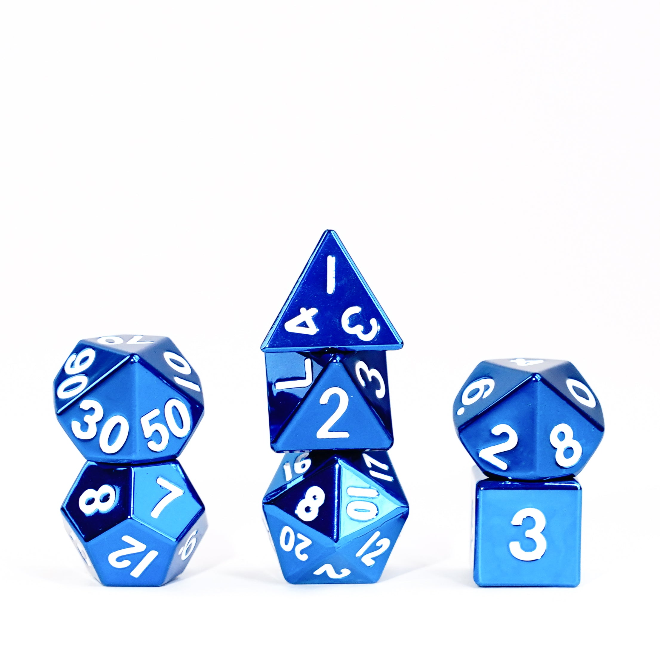 Blue 16mm Polyhedral Dice Set