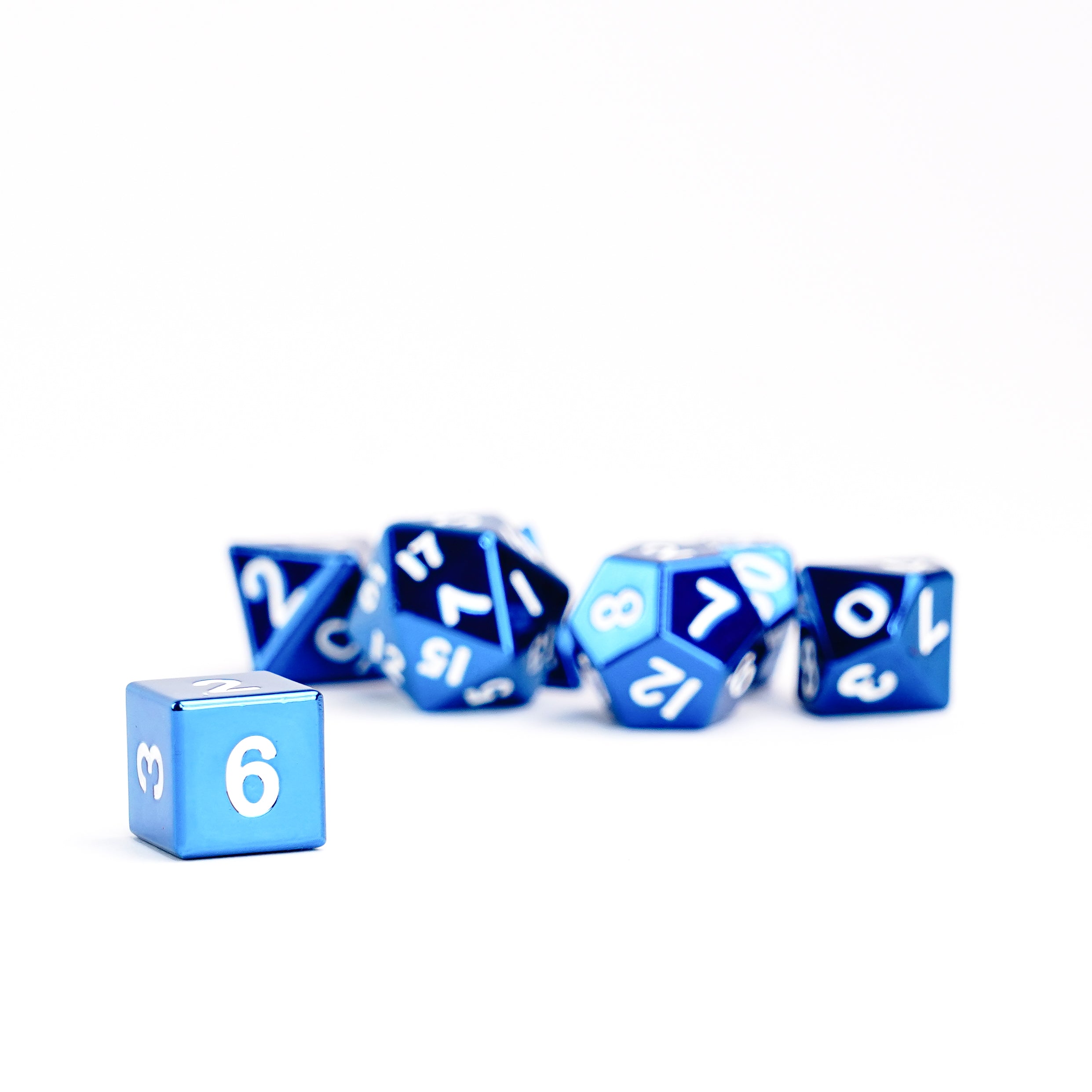 Blue 16mm Polyhedral Dice Set