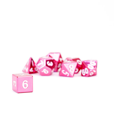Pink 16mm Polyhedral Dice Set, image 4
