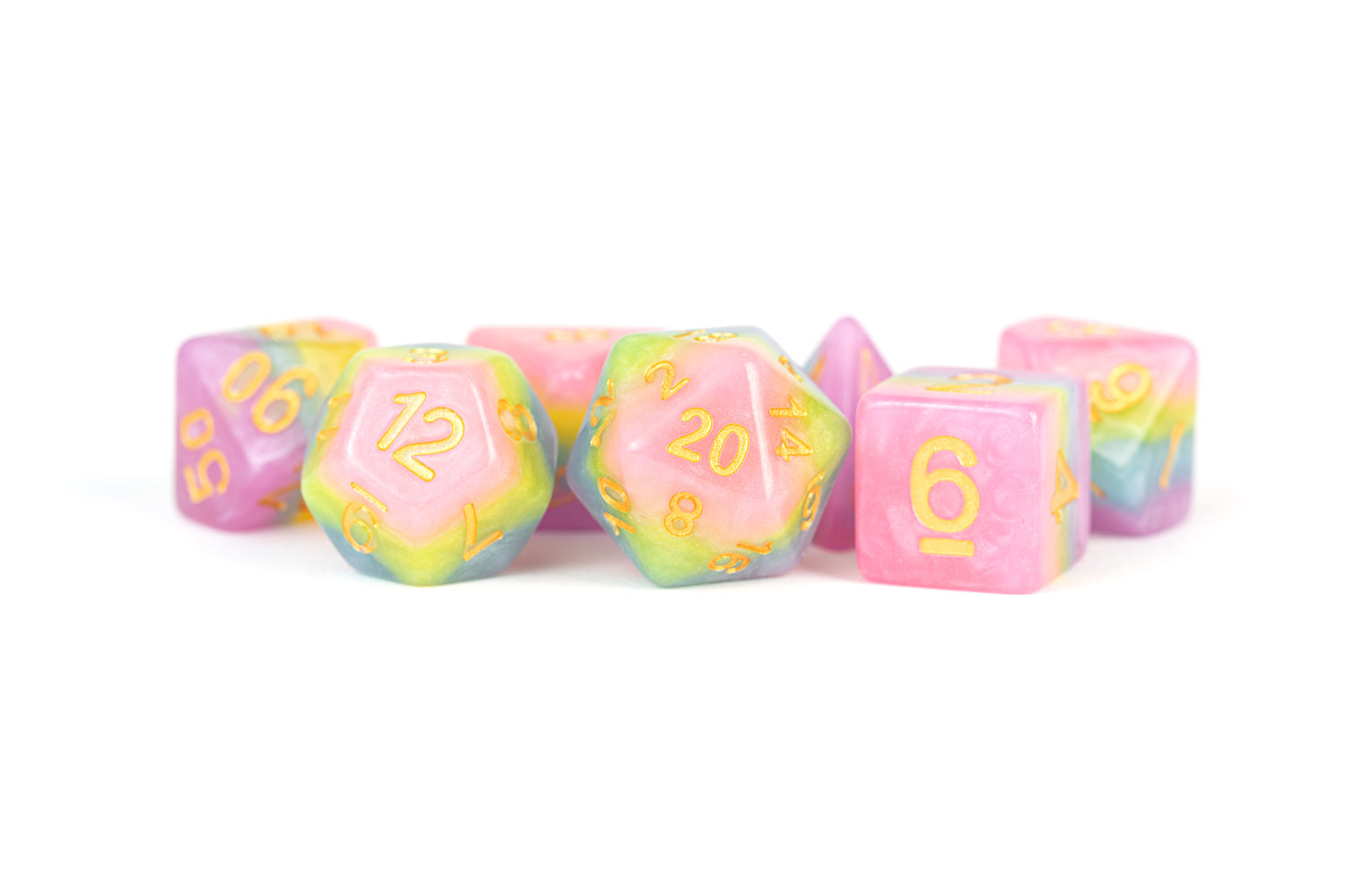 rainbow dice set