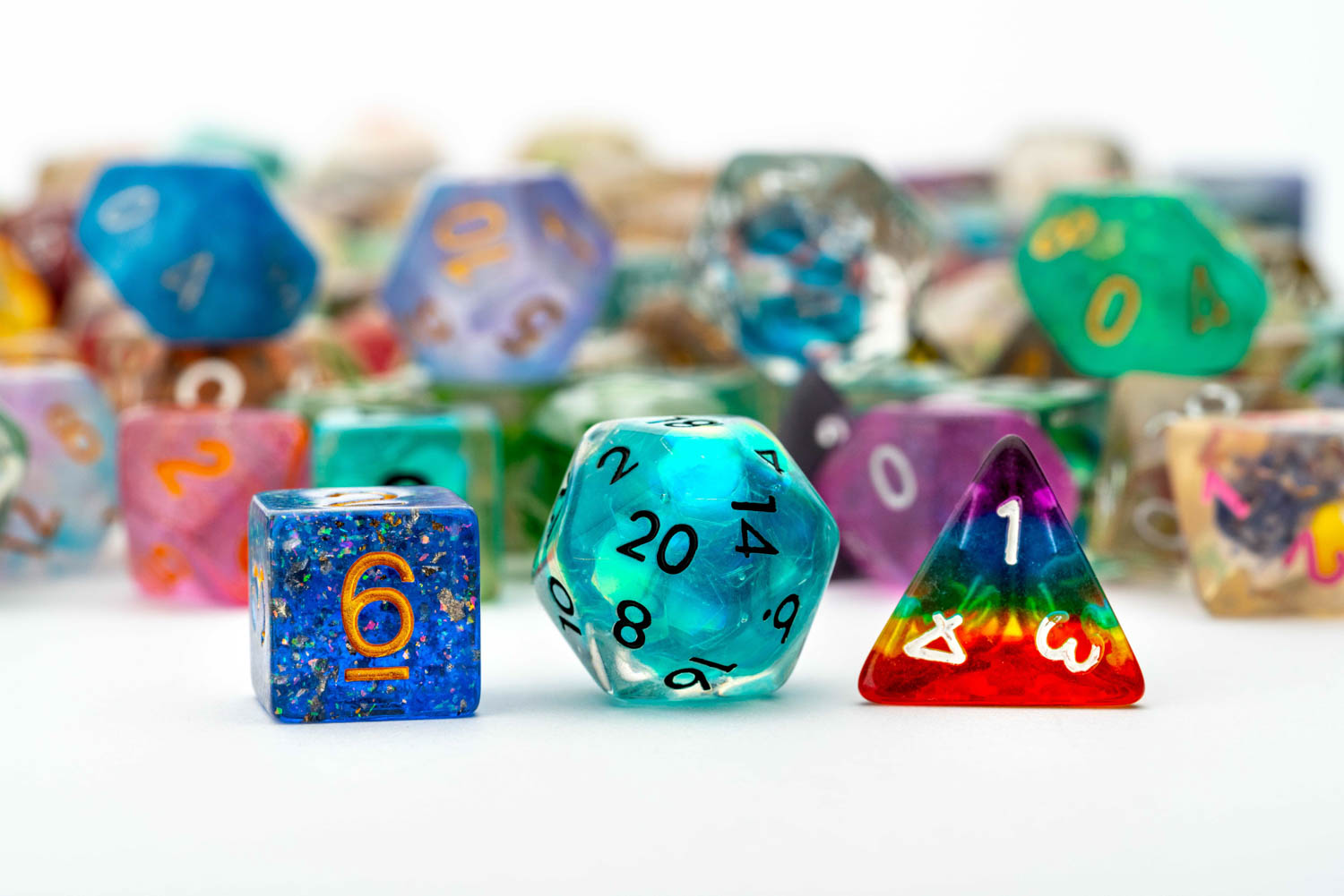 Pound of Premium Assorted Resin Dice