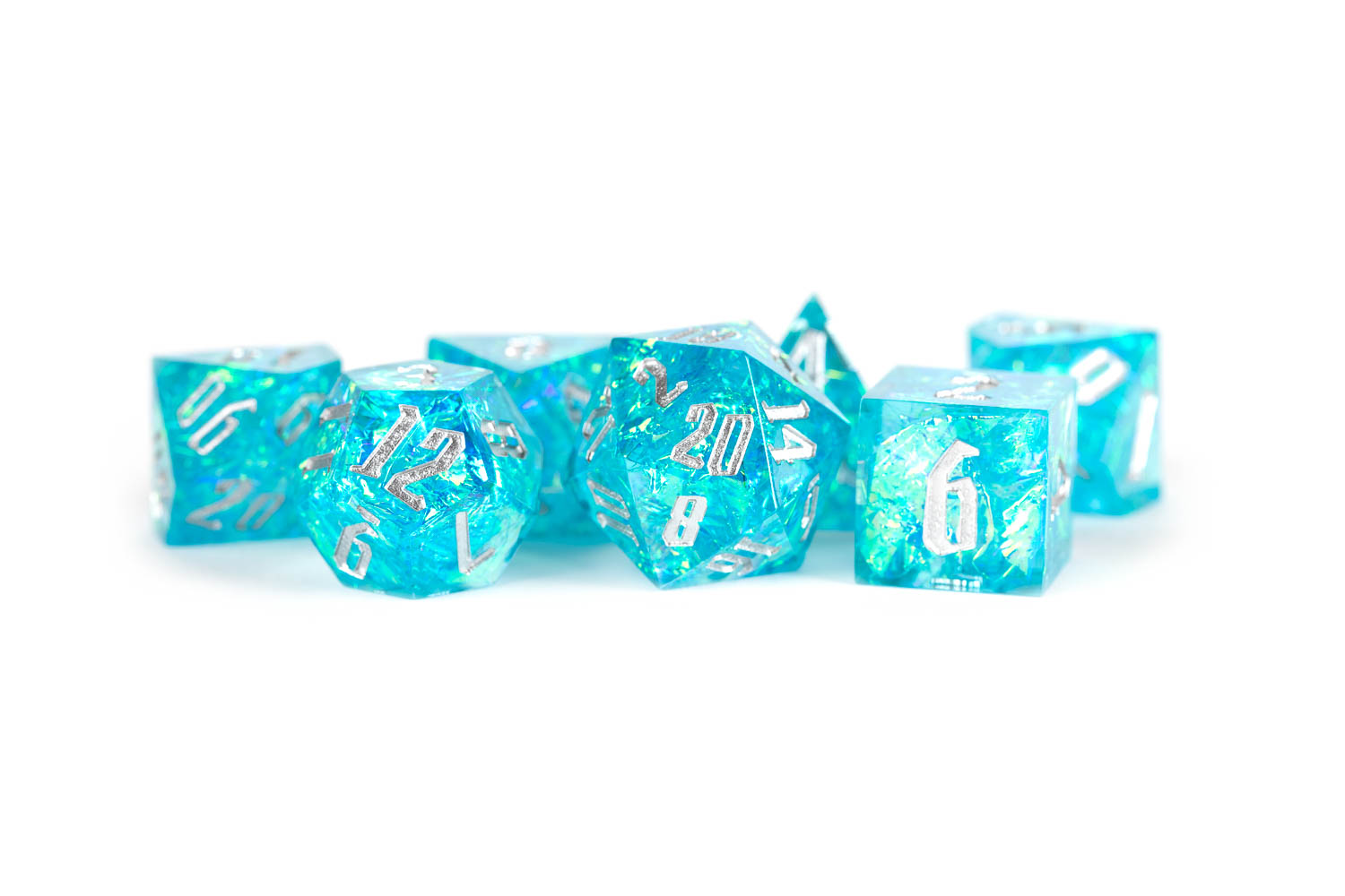 aqua pyre shard edged set