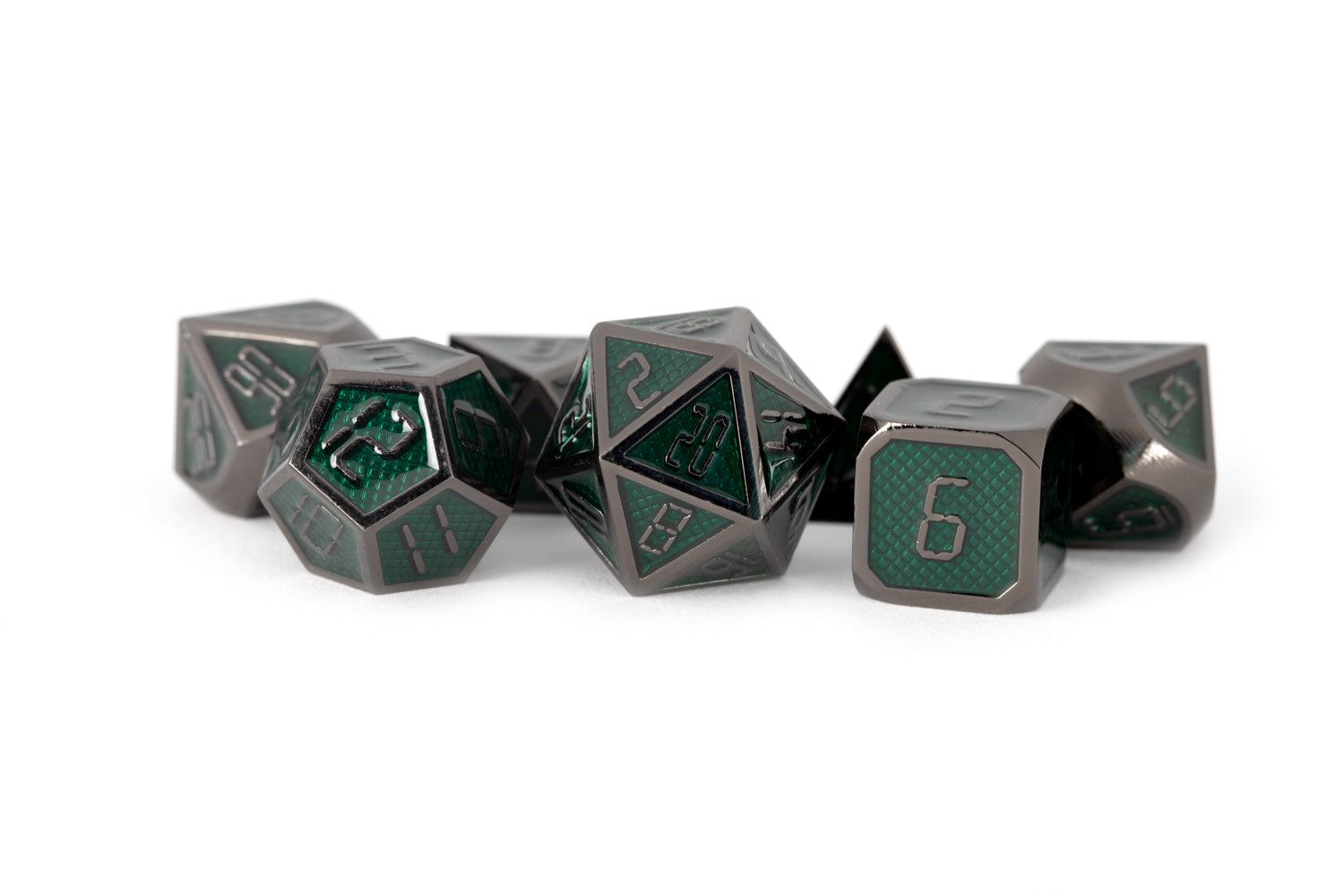 black green metal set