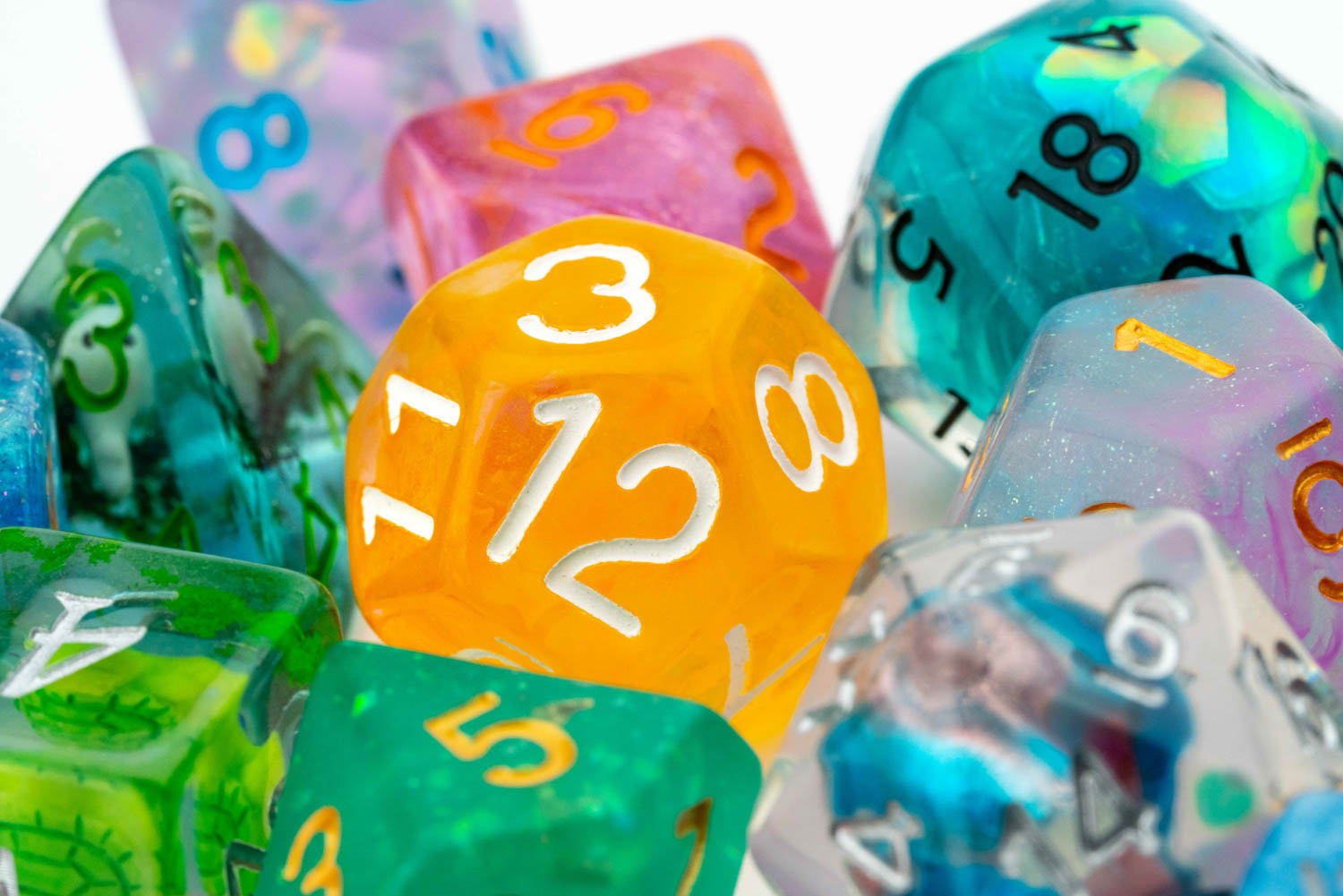 Pound of Premium Assorted Resin Dice