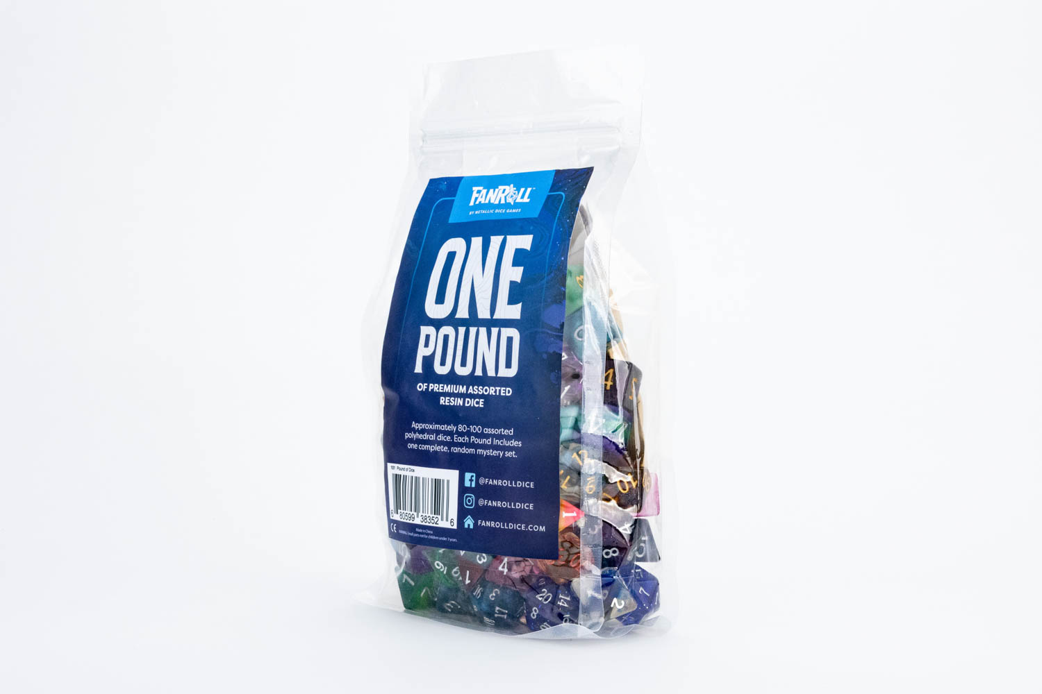Pound of Premium Assorted Resin Dice