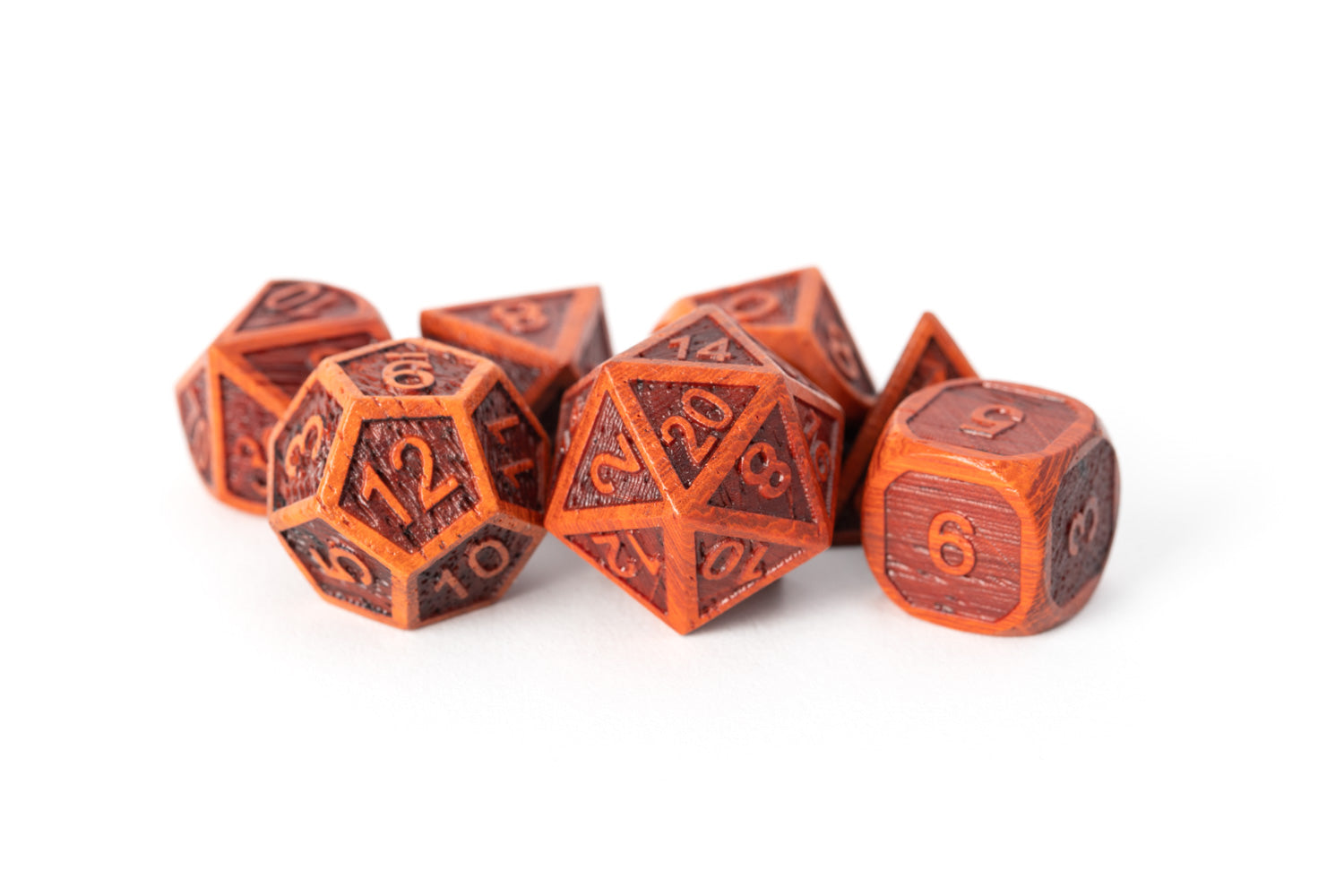 wooden dice set