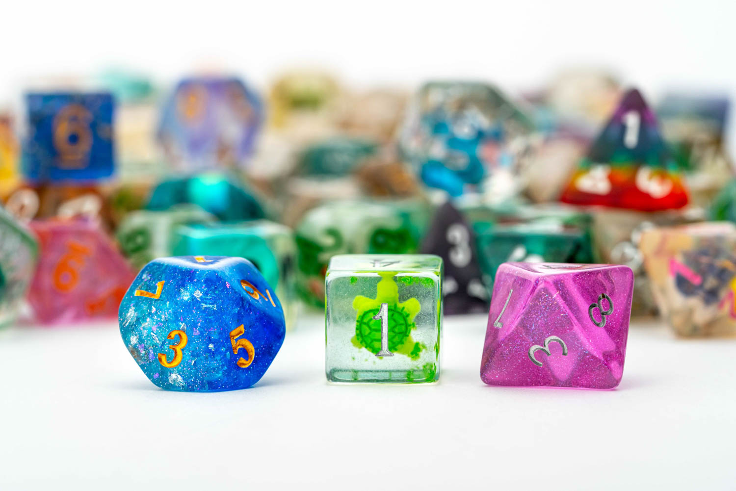 Pound of Premium Assorted Resin Dice