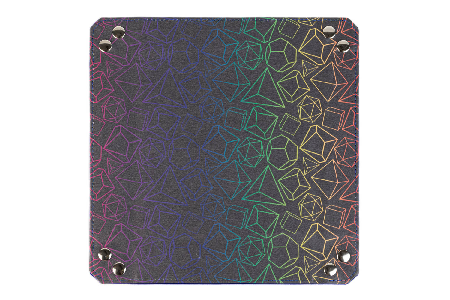 Flattened back of Gen Con 2022 Dice Tray