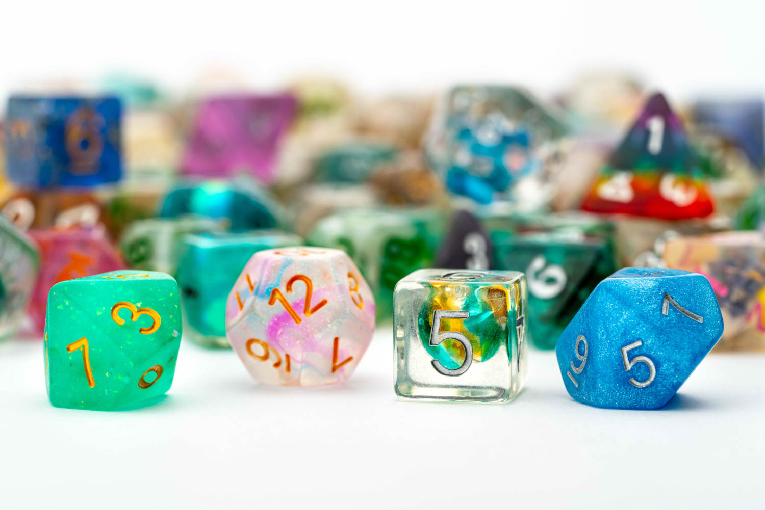 Pound of Premium Assorted Resin Dice
