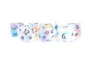 engraved frosted k9 rainbow prism glass