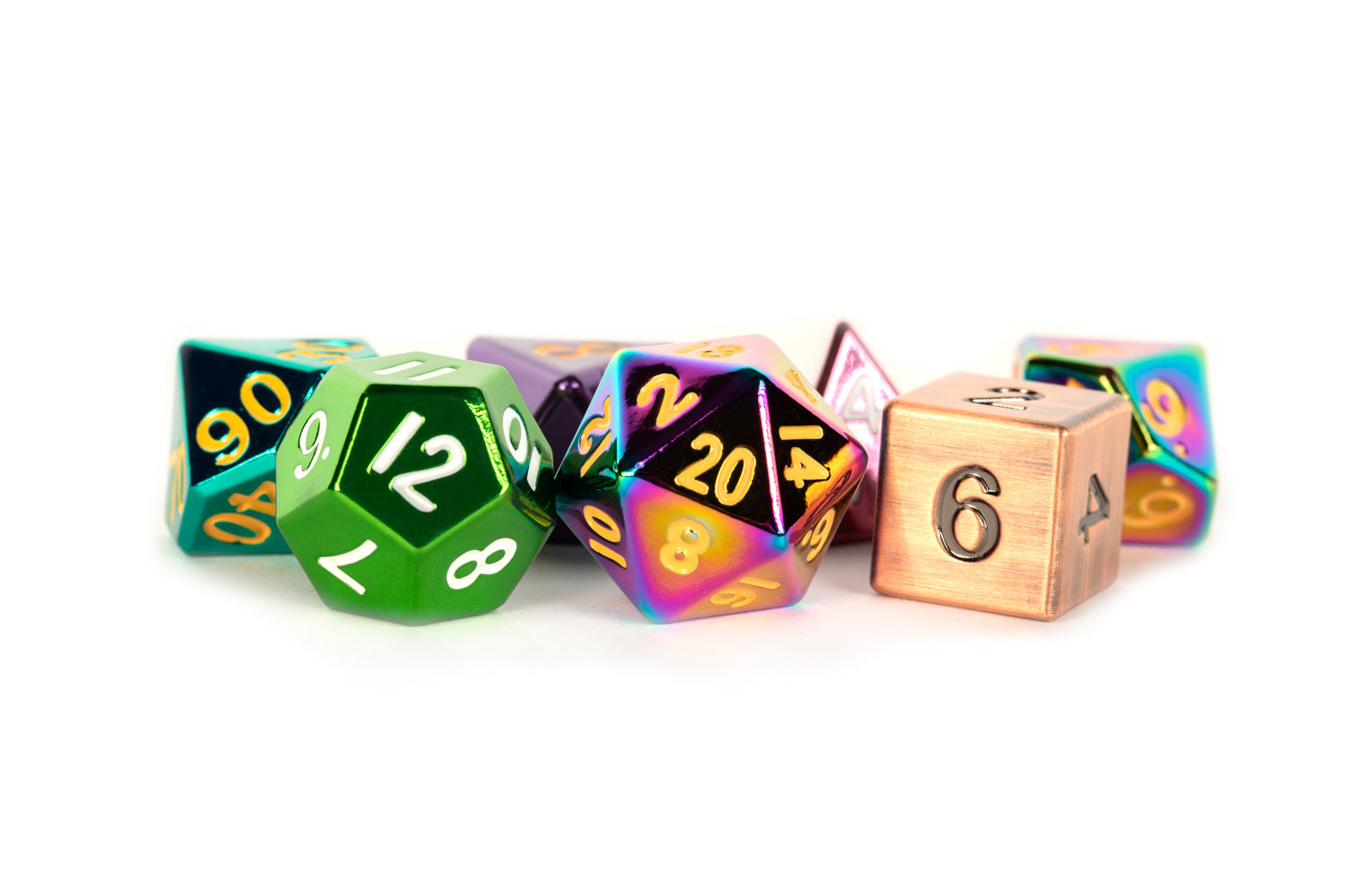 A set Misfit metal dice