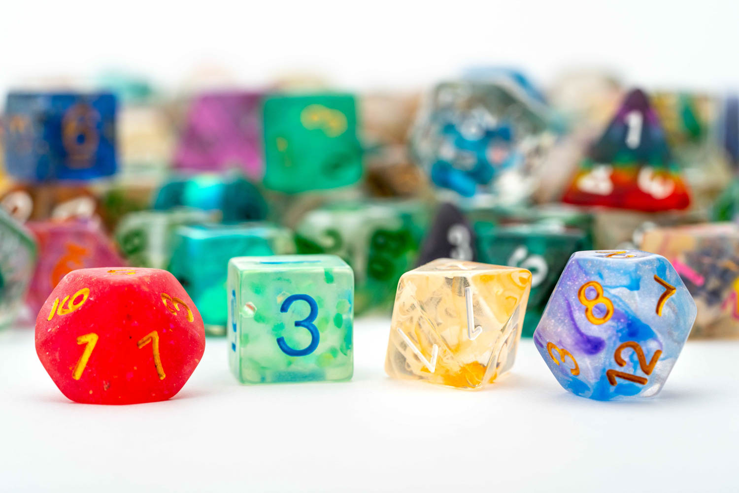 Pound of Premium Assorted Resin Dice
