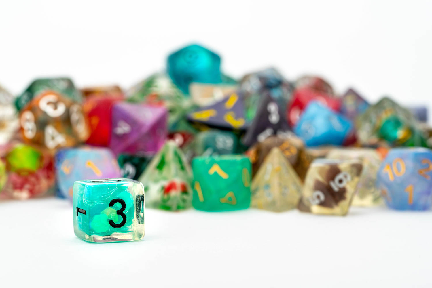 Pound of Premium Assorted Resin Dice