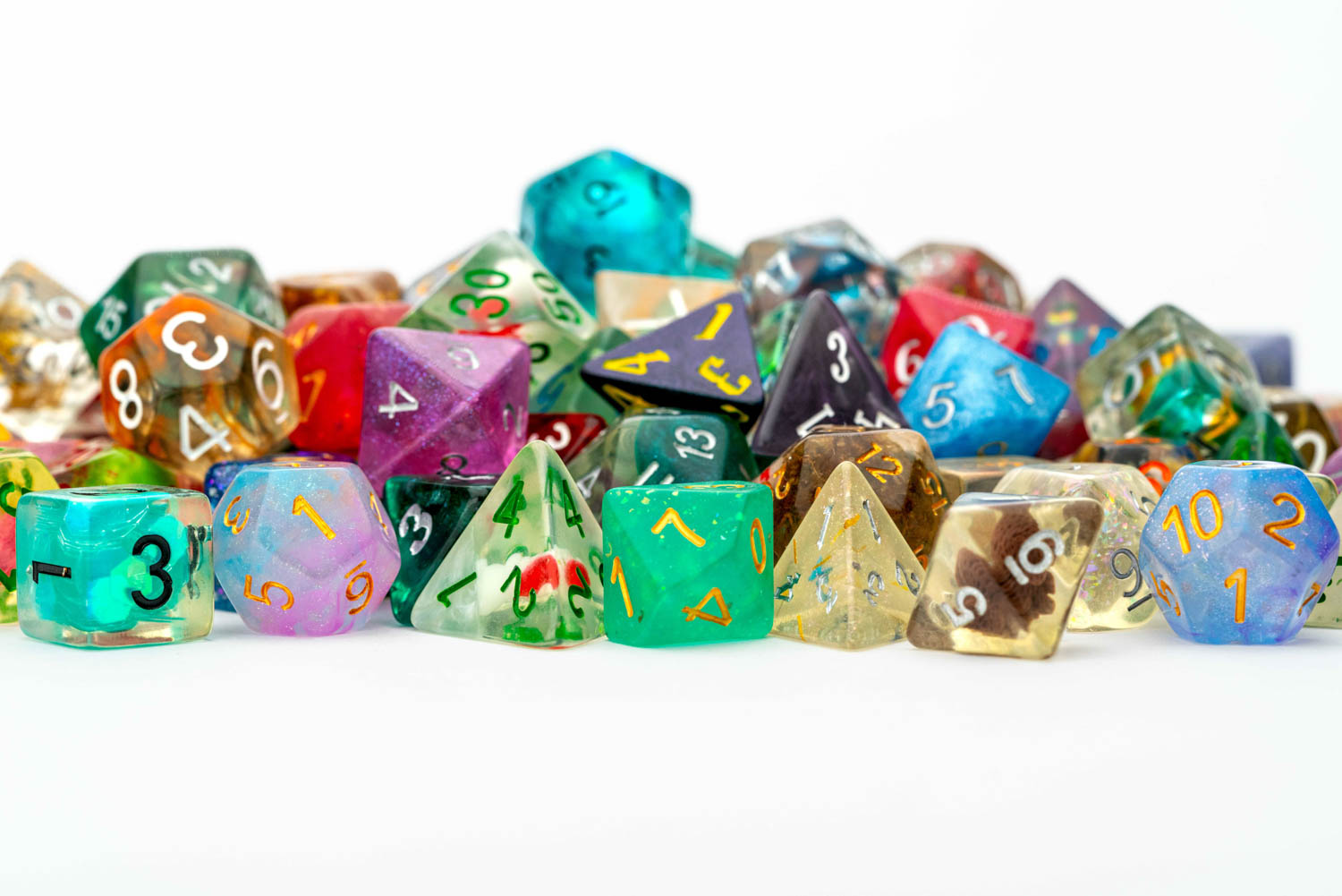 Pound of Premium Assorted Resin Dice
