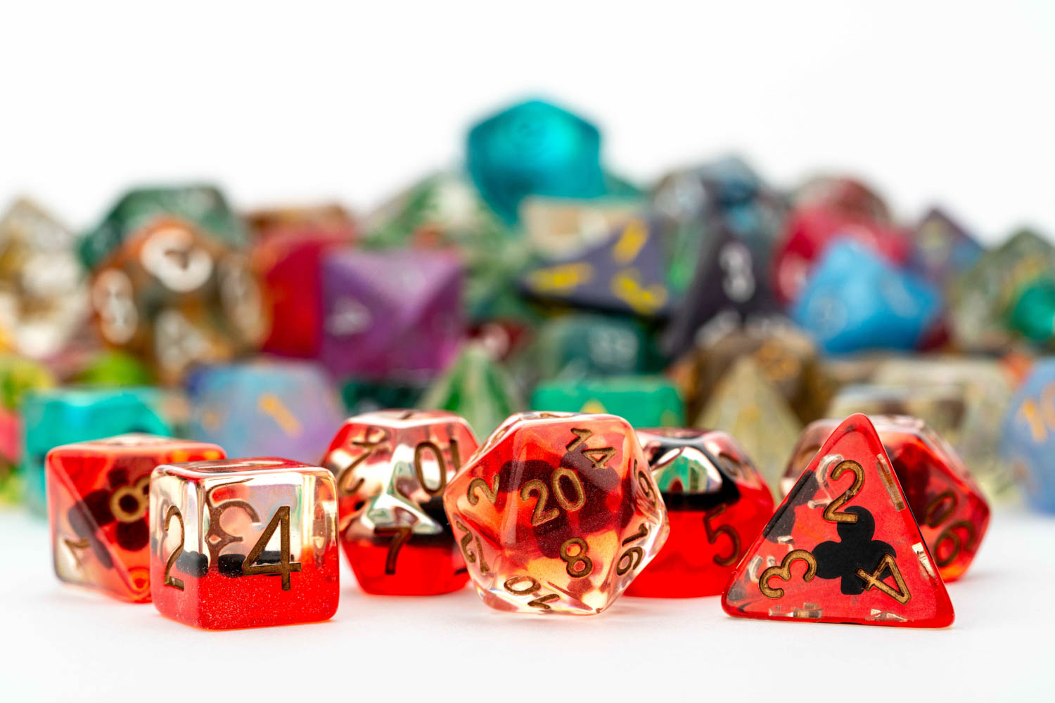 Pound of Premium Assorted Resin Dice